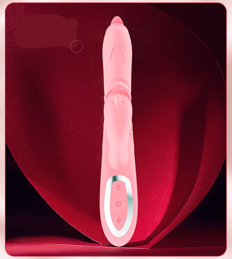 Chày rung âm đạo lưỡi liếm co giãn nóng 42 độ