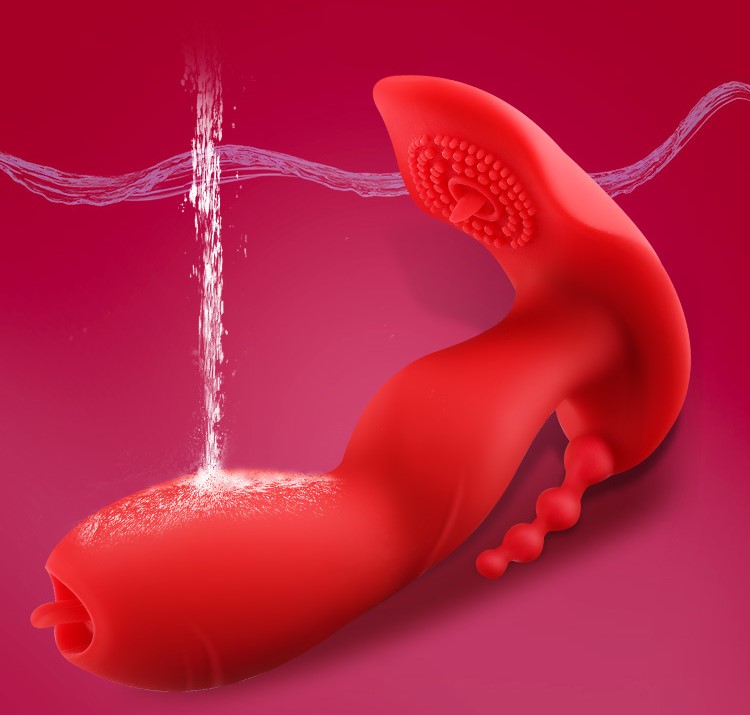 Quần lót rung hình dương vật có lưỡi gai điều khiển từ xa