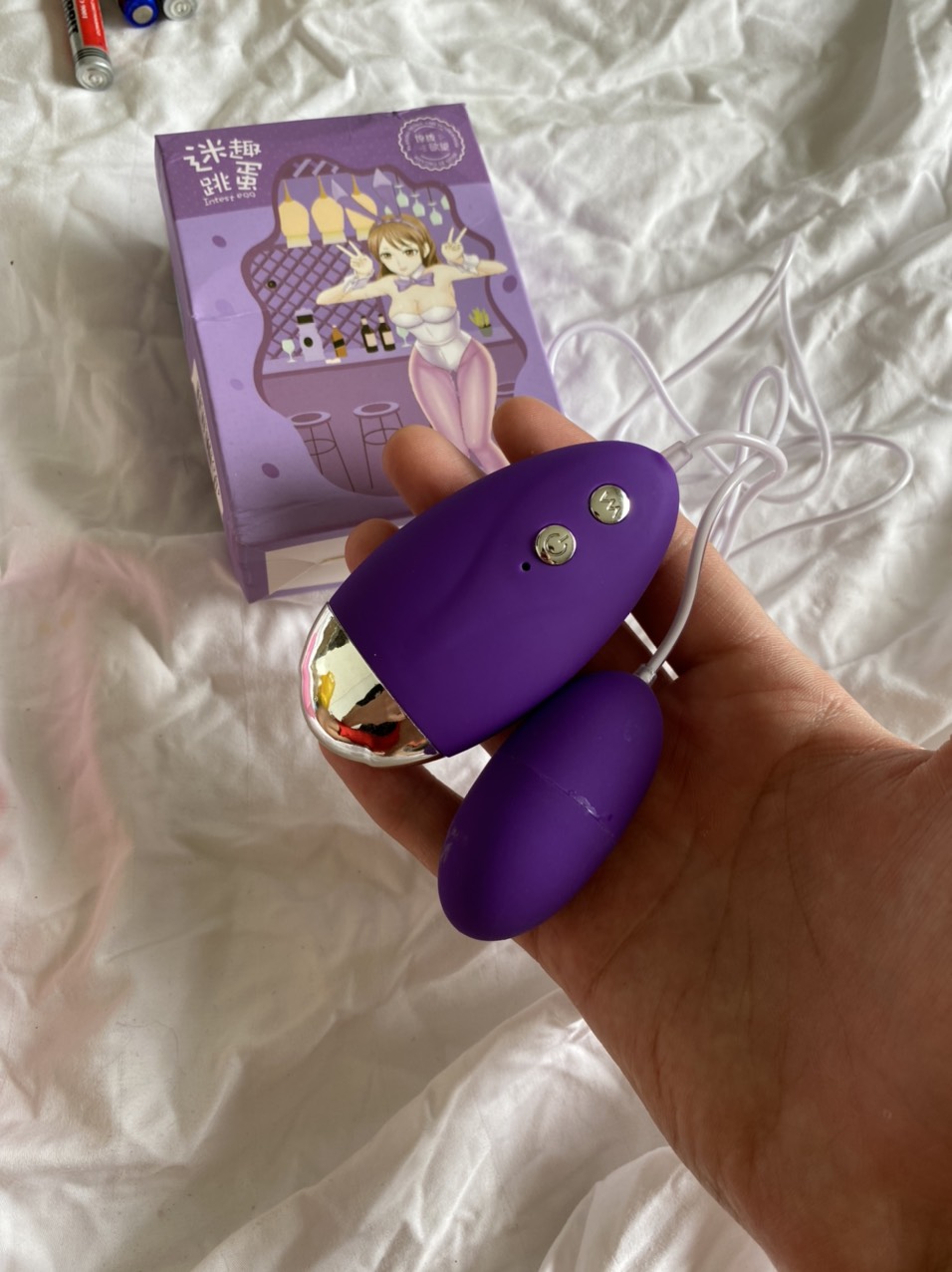 Trứng rung tình yêu 1 đầu và 2 đầu sextoy thủ dâm nam nữ