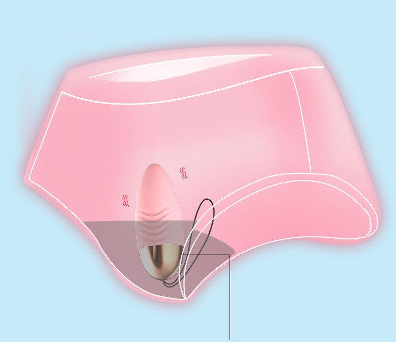 Trứng rung không dây điều khiển từ xa màu hồng nhiều chế độ rung