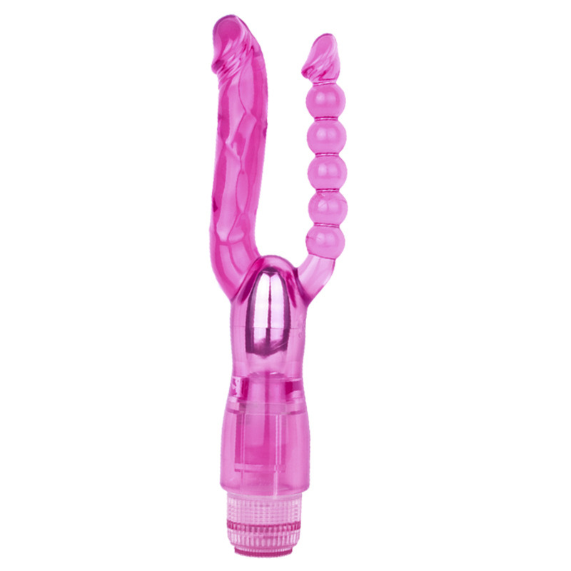 Máy rung hậu môn hai đầu dương vật và vòng bi