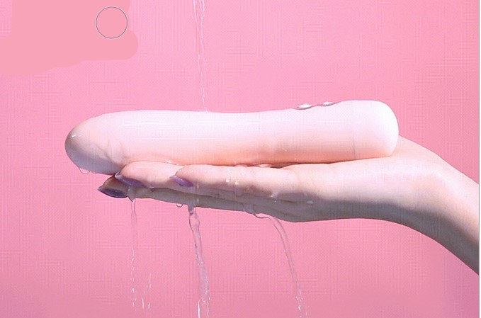 Bút rung dài màu hồng Sạc Pin