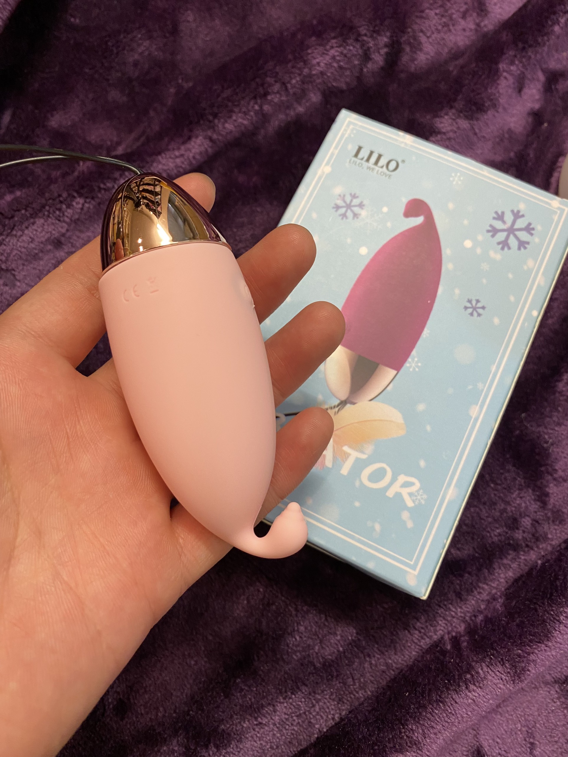 Trứng rung không dây hình móc rung chạm điểm G