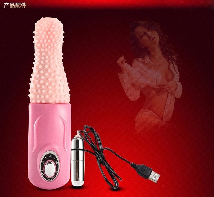 Lưỡi rung âm đạo kèm trứng rung hình viên đạn bạc