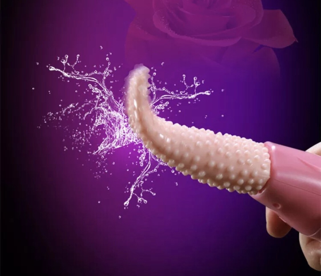 Lưỡi rung âm đạo kèm trứng rung hình viên đạn bạc