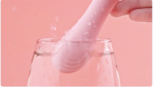 Trứng rung ngón tay hồng Silicon ABS mềm mịn