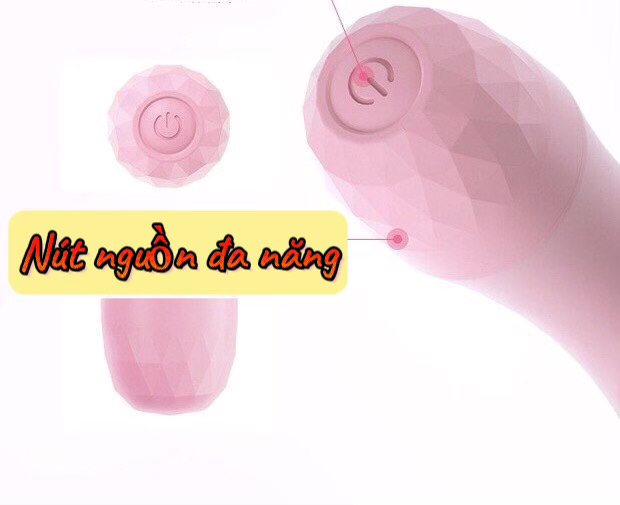 Trứng rung ngón tay hồng Silicon ABS mềm mịn