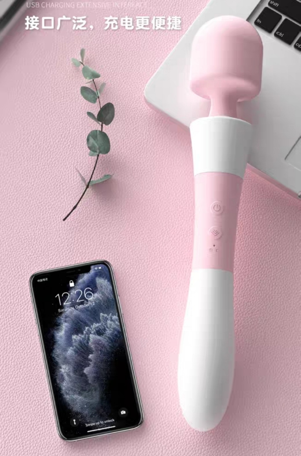 Chày rung kích thích điểm G mát xa âm đạo nhiều chế độ Sạc Pin