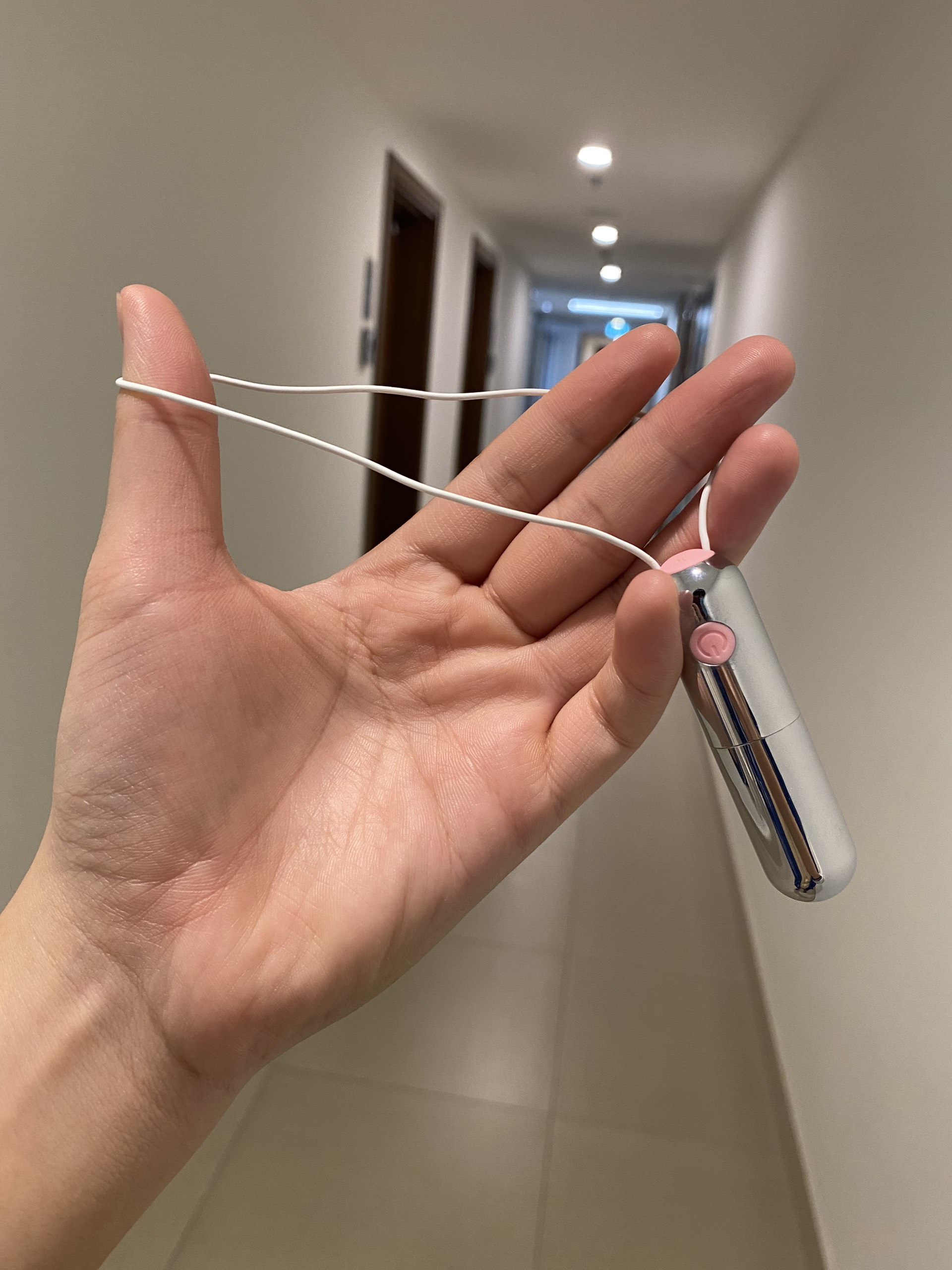 Trứng rung hình viên đạn bạc sạc Pin 10 chế độ rung Roselex