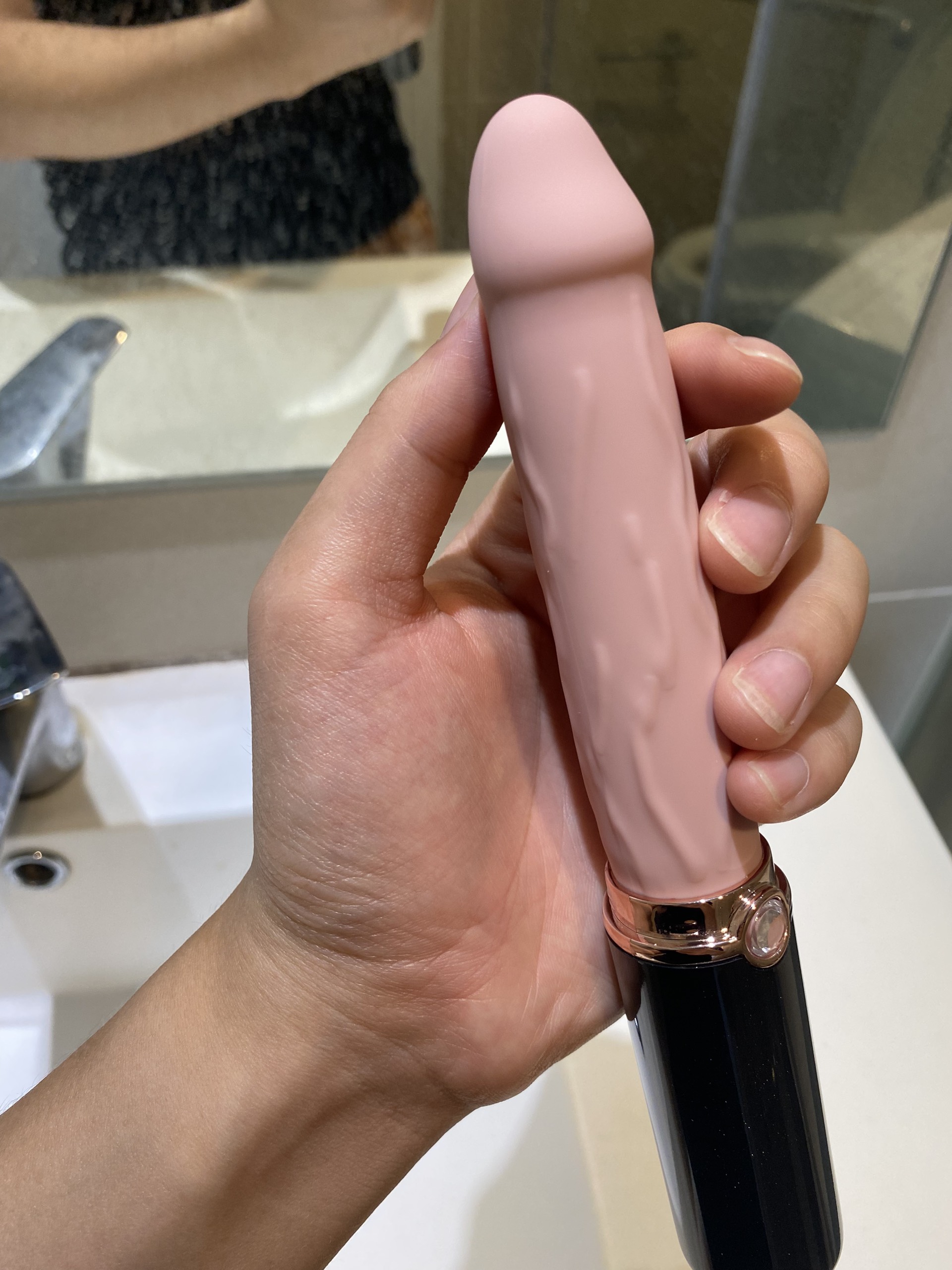 Dương vật giả cầm tay Roselex 12 chế độ rung sạc pin