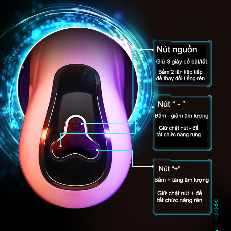 Cốc thủ dâm sang trọng rung và rên trong từng nhịp dập TẶNG TAI NGHE