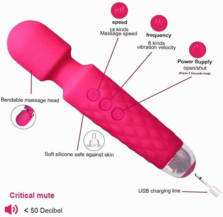 Chày rung âm đạo massage 20 chế độ sạc pin