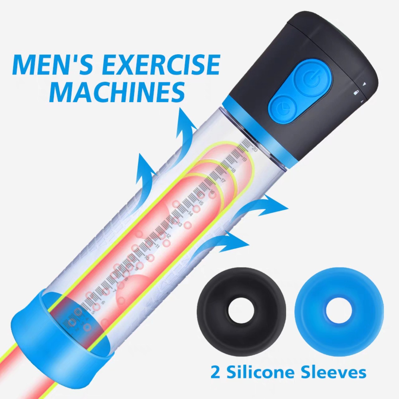 Máy tập dương vật Penis Pump tự động Men Powerup
