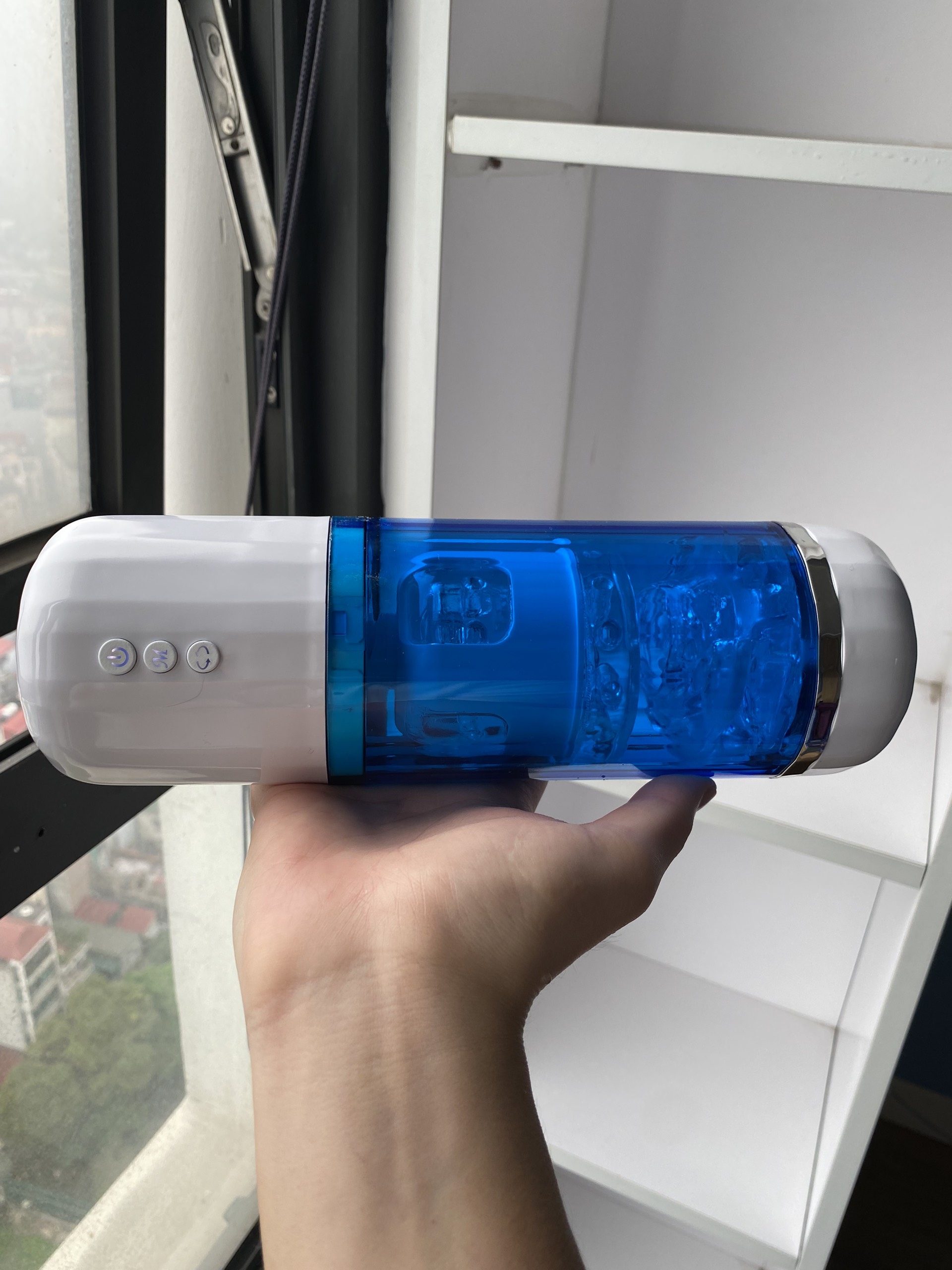 Máy thủ dâm tự động xoay thụt cao cấp