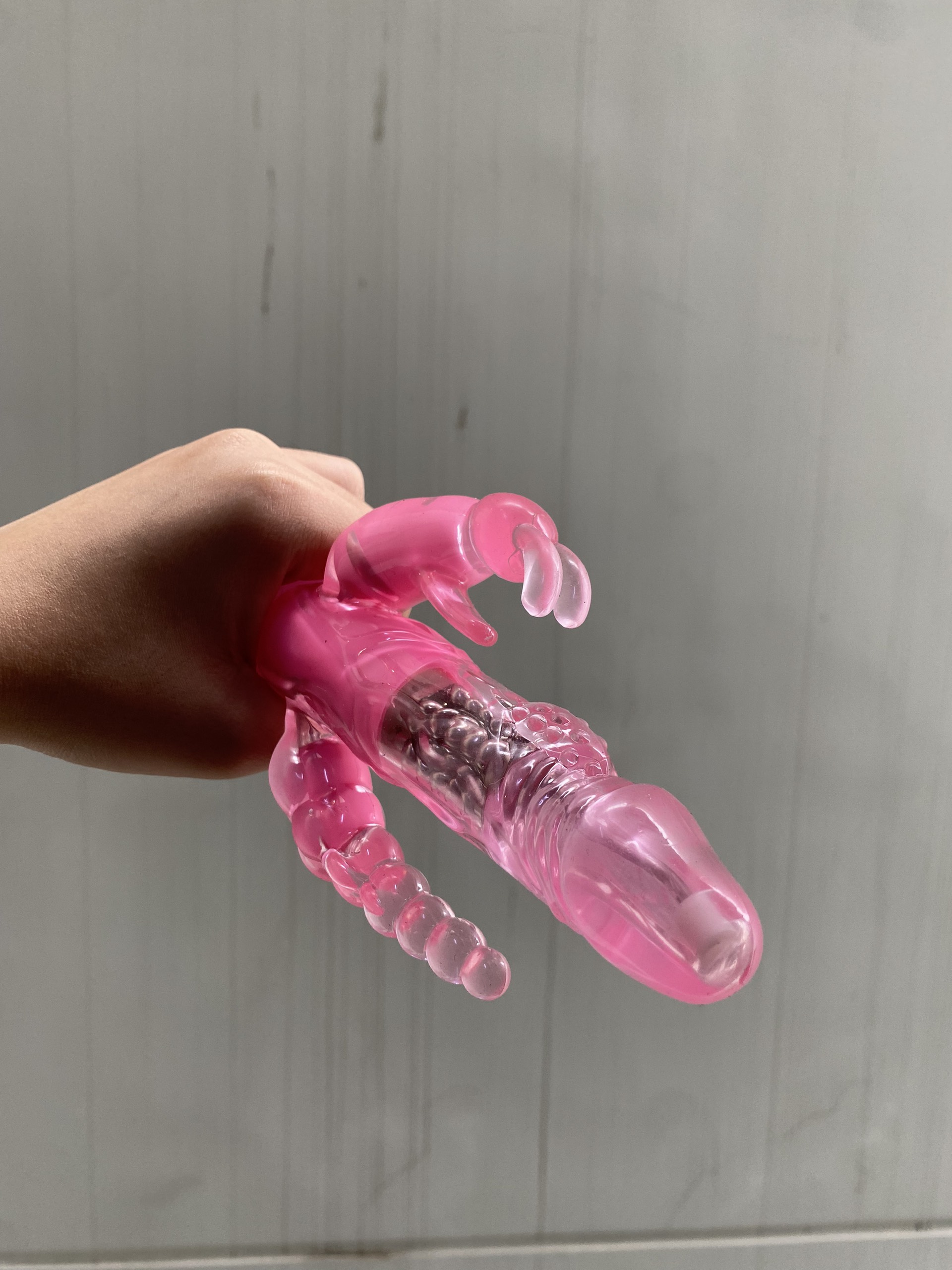 Dương vật giả rung xoay rẽ nhánh điểm G hậu môn