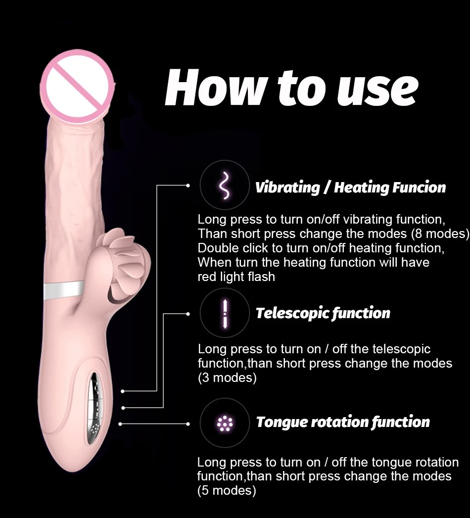 Dương vật giả cầm tay Evo Mars thụt liếm tỏa nhiệt