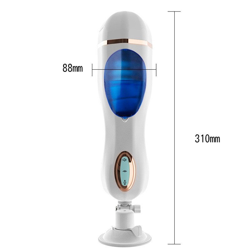 Âm đạo giả gắn tường tự động thụt rung âm thanh rên rỉ Wanle