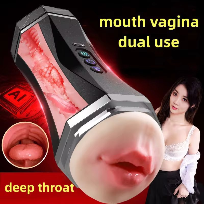 Cốc thủ dâm 2 đầu Jiuai rung rên tặng kèm tai nghe