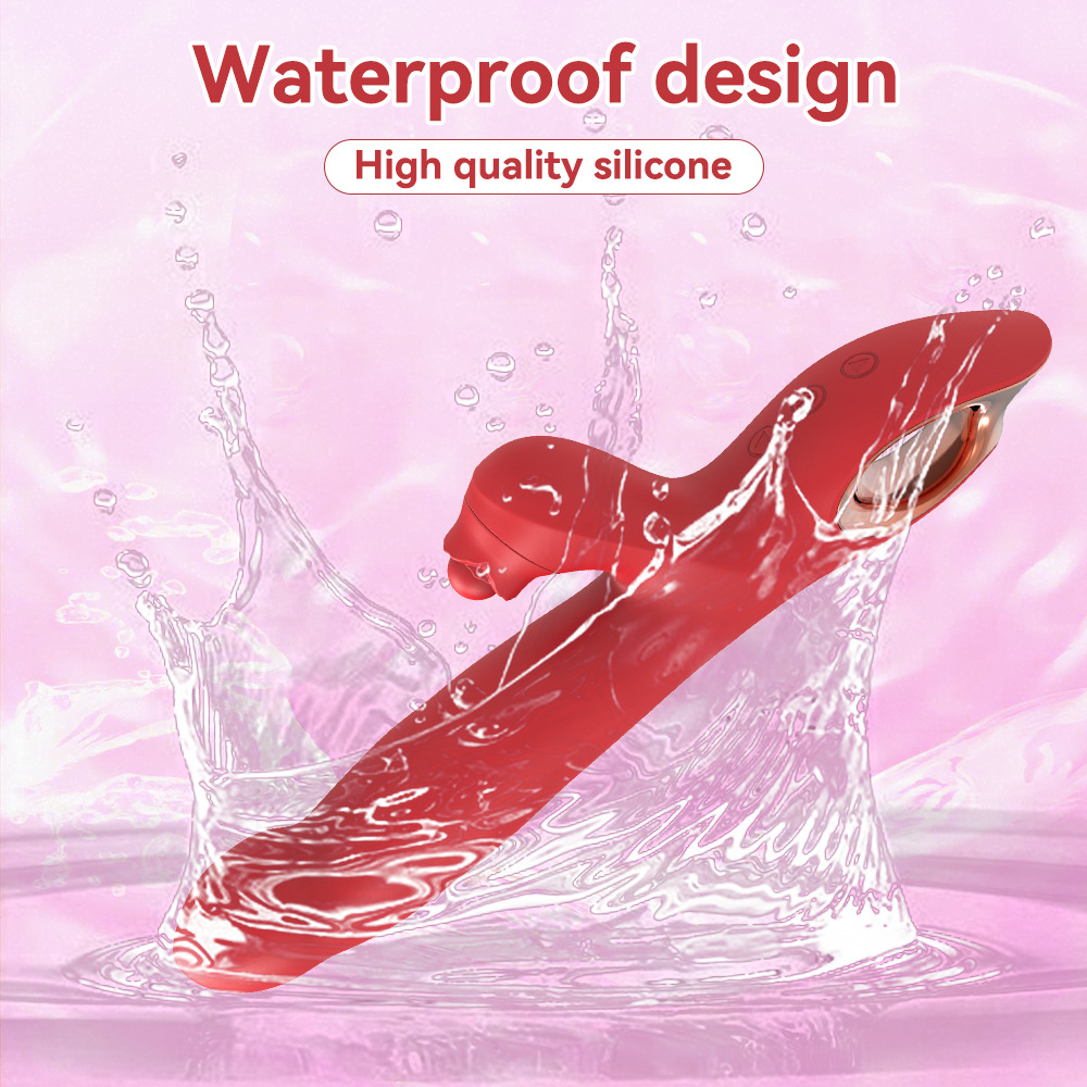 Dương vật giả cầm tay rung móc ngoáy vòng bi cọ điểm G