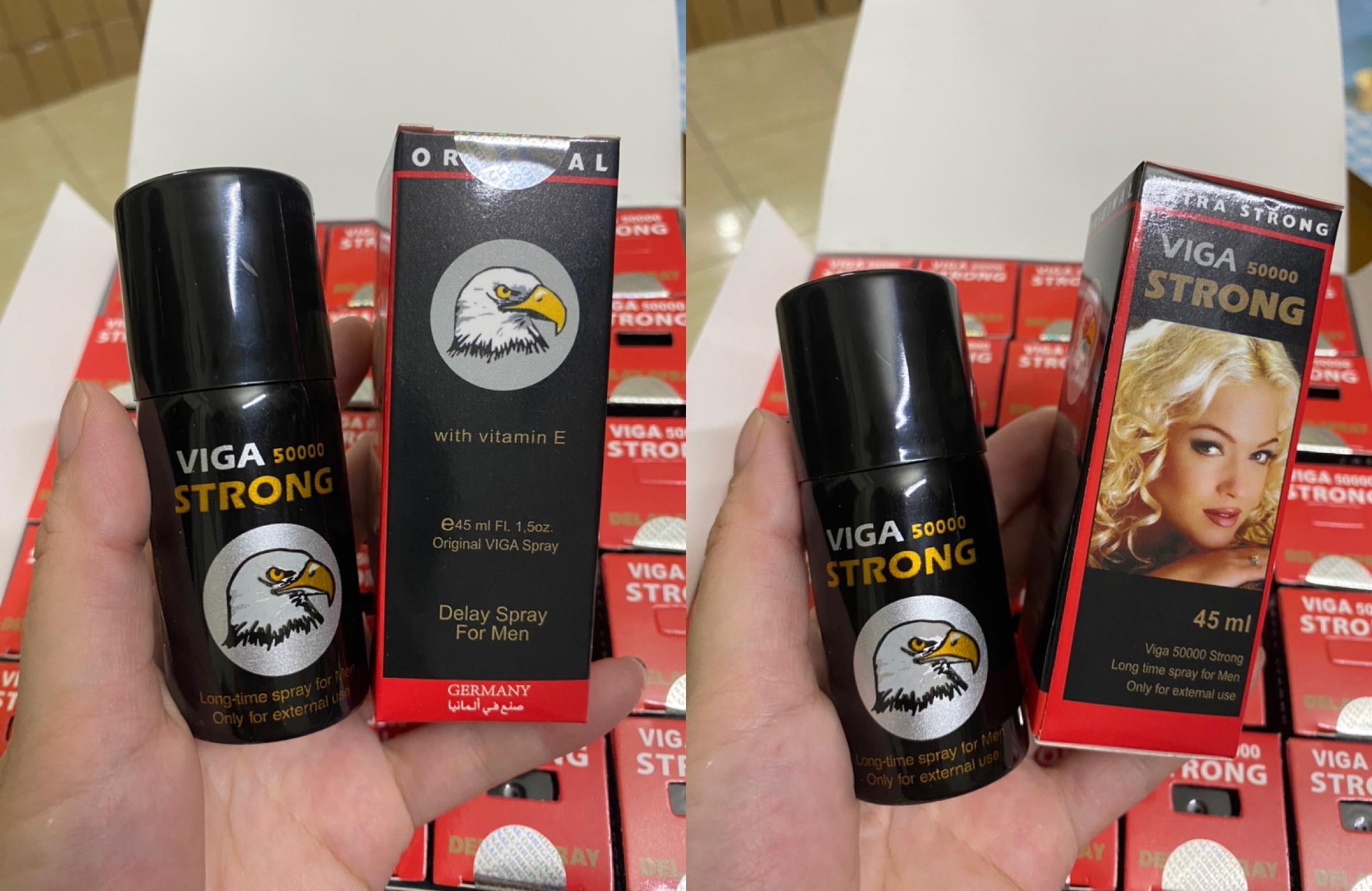 Chai xịt Viga 50000 chống xuất tinh sớm của Đức Germany