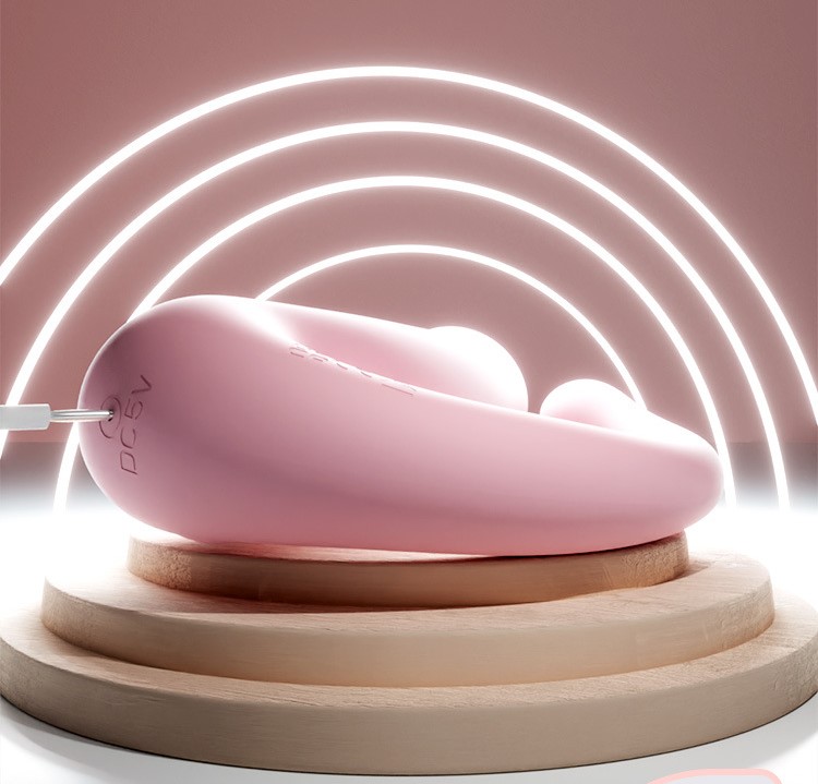 Thiết bị thủ dâm nữ 2 động cơ rung điều khiển từ xa hình dương vật