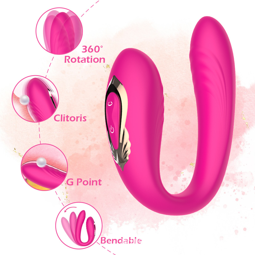 Máy rung ngoáy âm đạo 2 điểm điều khiển từ xa cao cấp