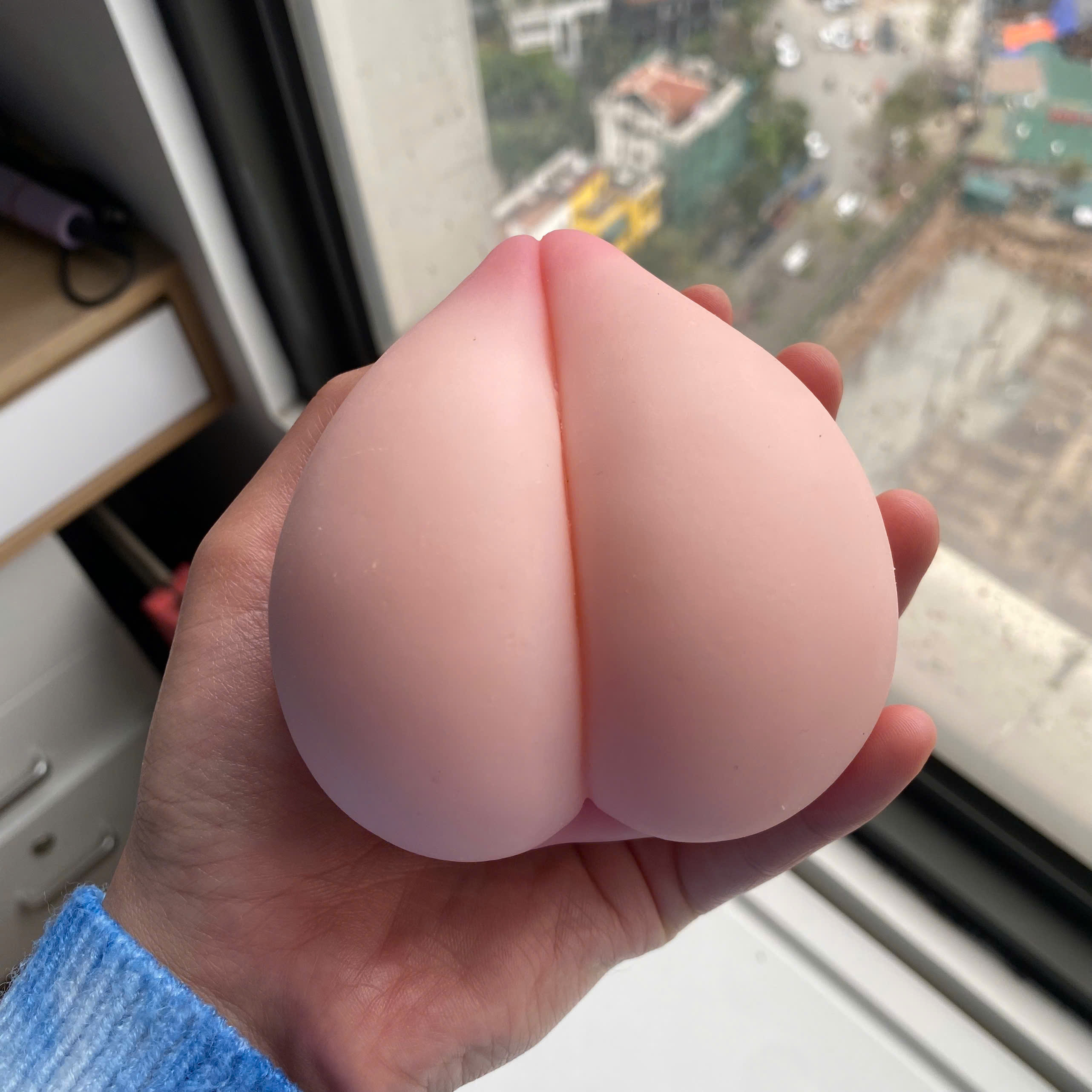 Đào tiên hồng hào khe rãnh mô phỏng ngực có lỗ thủ dâm