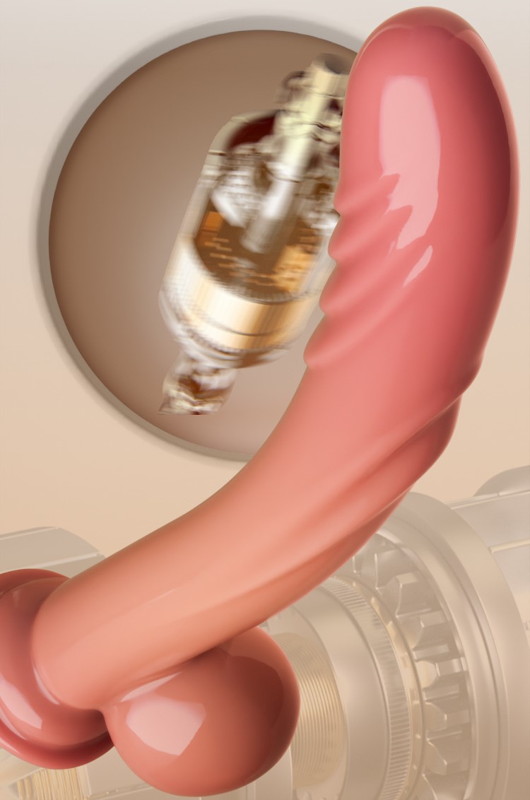 Dương vật giả Silicon lỏng điều khiển từ xa trơn mịn màng rung thụt sưởi ấm