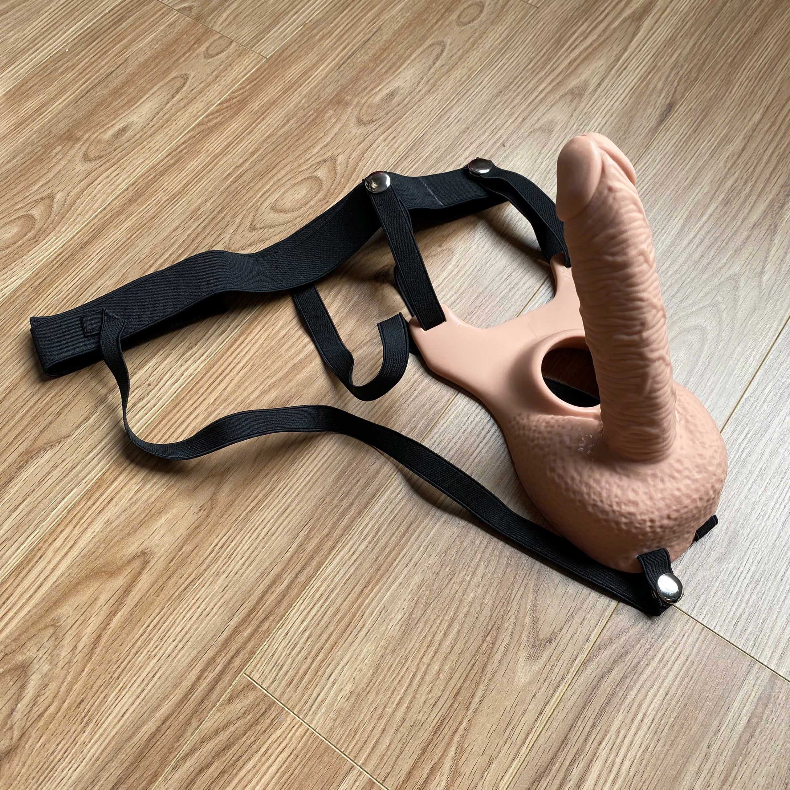 Quần dương vật giả Silicon dành cho Les gắn động cơ rung 10 chế độ