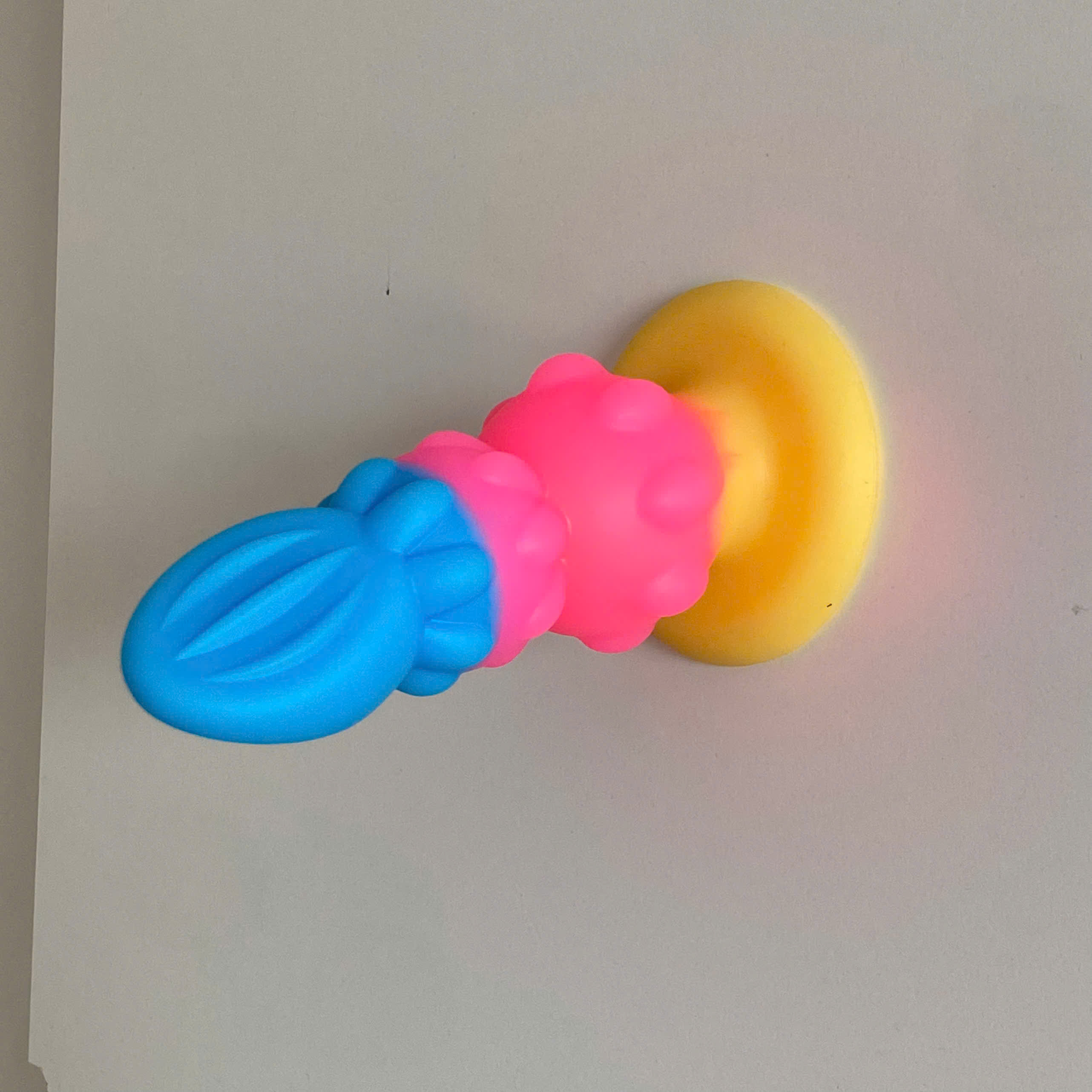 Dương vật giả Silicon hình sừng kỳ lân 7 màu kích thích hậu môn và âm đạo