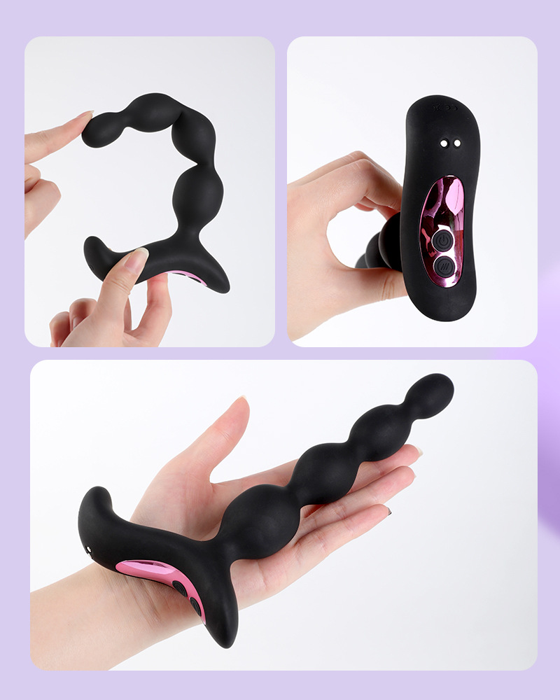 Nút hậu môn 4 hạt Silicon rung kích thích và mở rộng điểm G