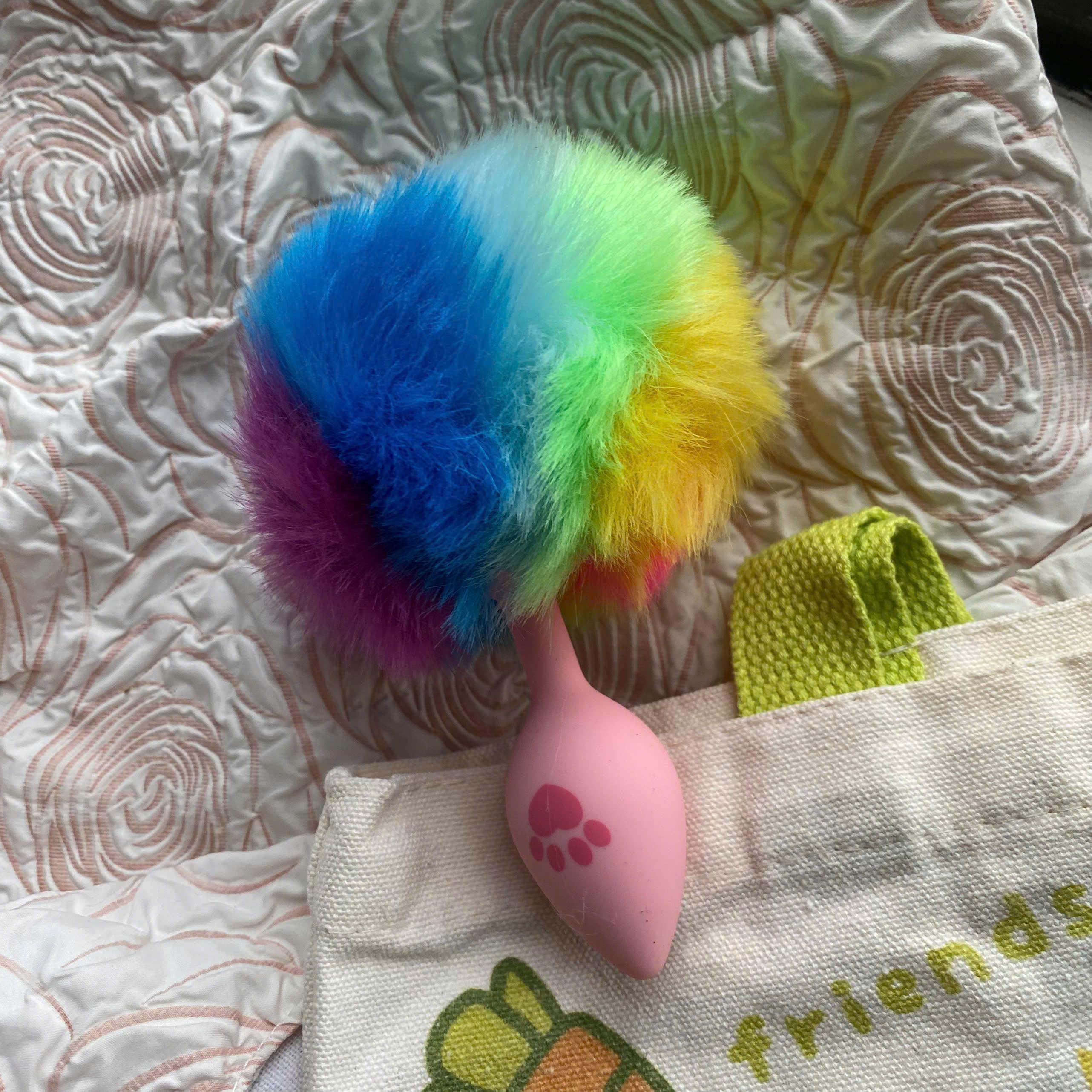 Butt plug đuôi thú nhiều màu lông mềm mịn cao cấp