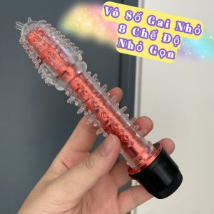 Dương vật giả có gai trong suốt cầm tay