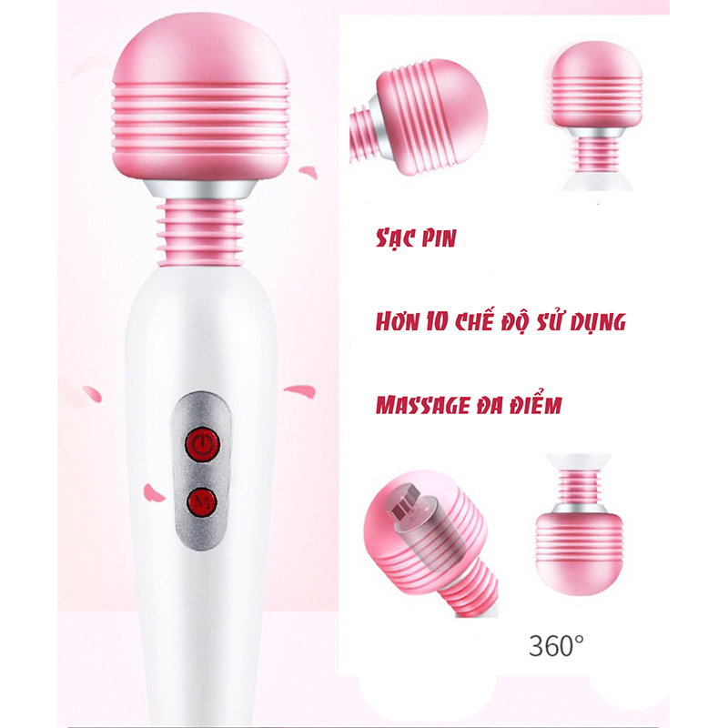Chày rung mini sạc pin 12 chế độ Massage âm đạo - Ảnh 2