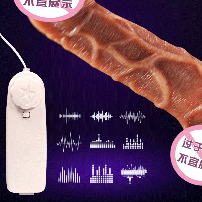 Dương vật giả Silicon rung Jiuai kèm điều khiển - Ảnh 4