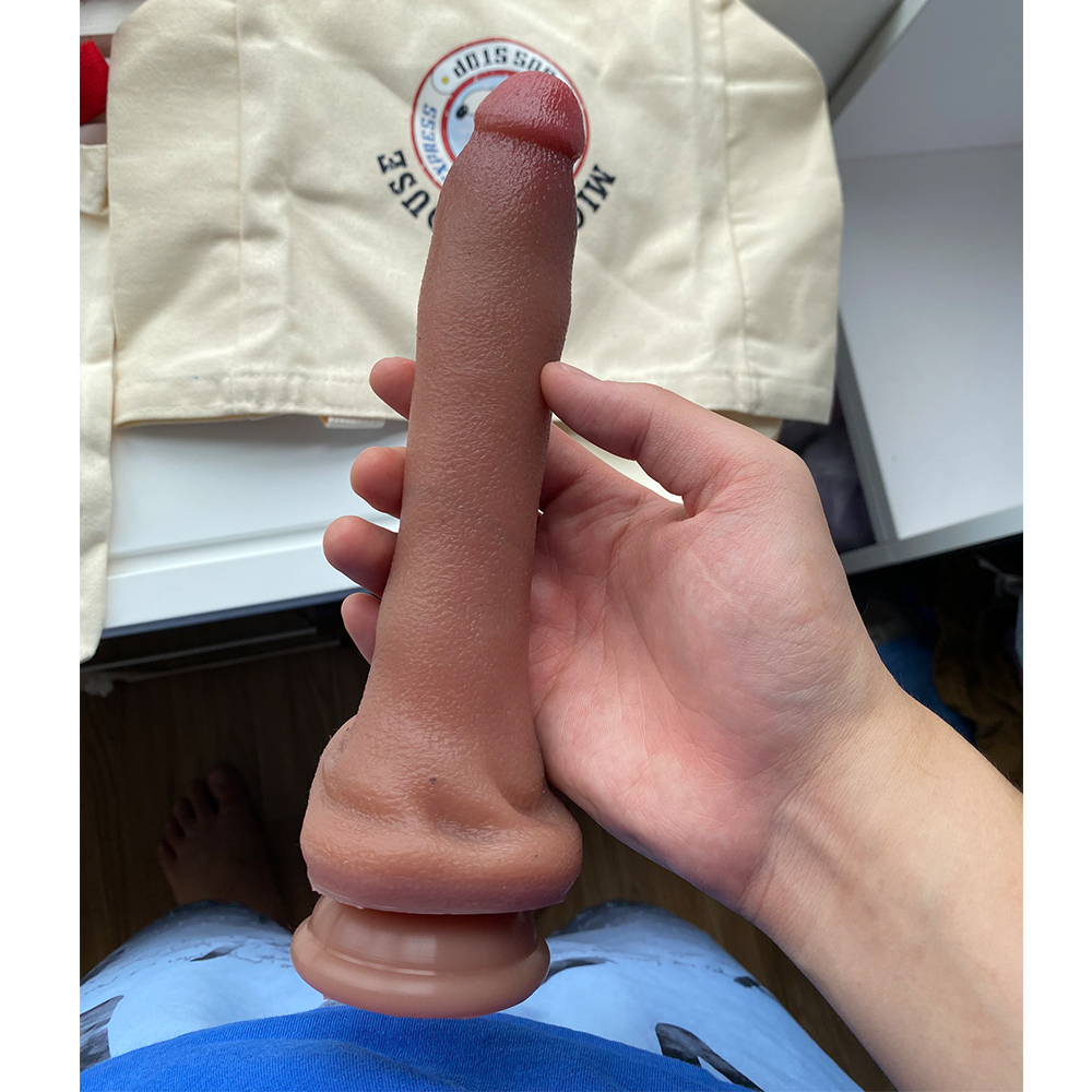 Dương vật giả điều khiển từ xa cao cấp rung thụt tỏa nhiệt bìu dài - Ảnh 4