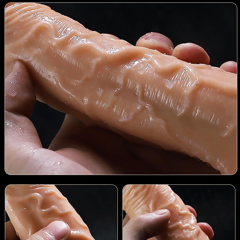 Dương vật giả điều khiển từ xa dildo không dây thò thụt sưởi ấm - Ảnh 3