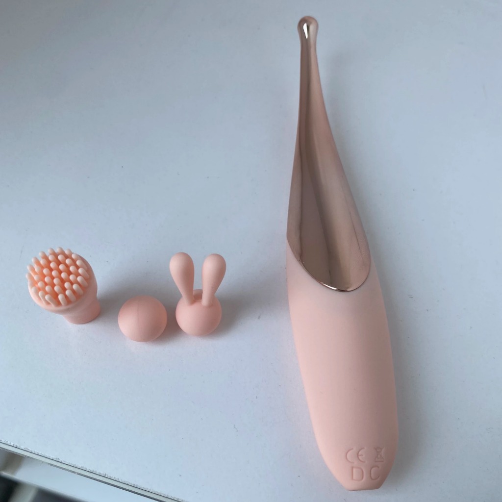 Bút rung 3 đầu sạc pin massage âm đạo điểm G - Ảnh 4