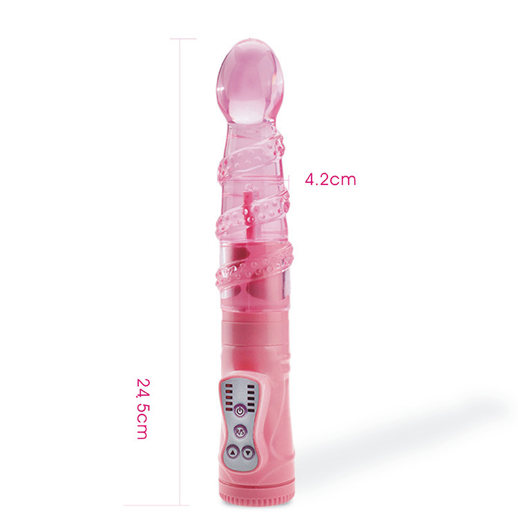 Máy rung âm đạo xoay ngoáy đính hạt cầm tay - Ảnh 5