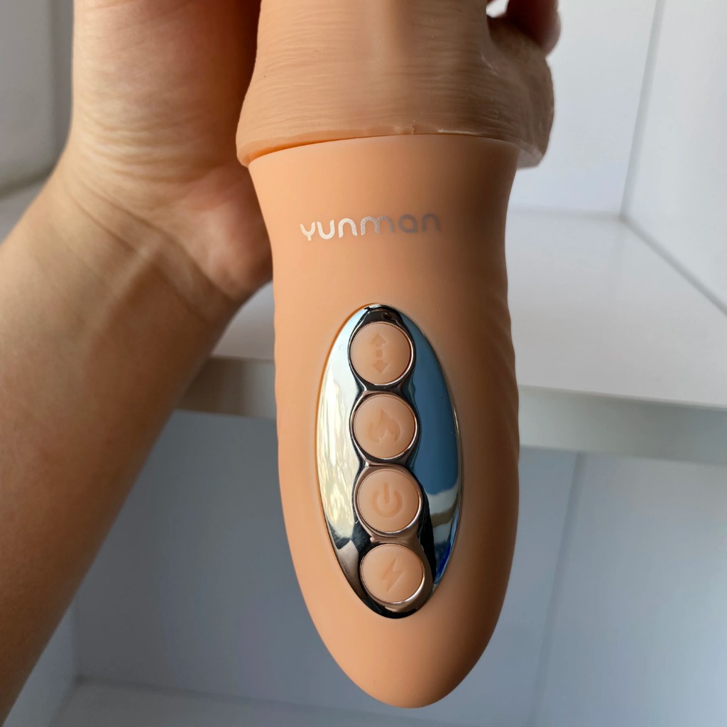 Dương vật giả cao cấp cầm tay tự động rung thụt sưởi ấm - Ảnh 6
