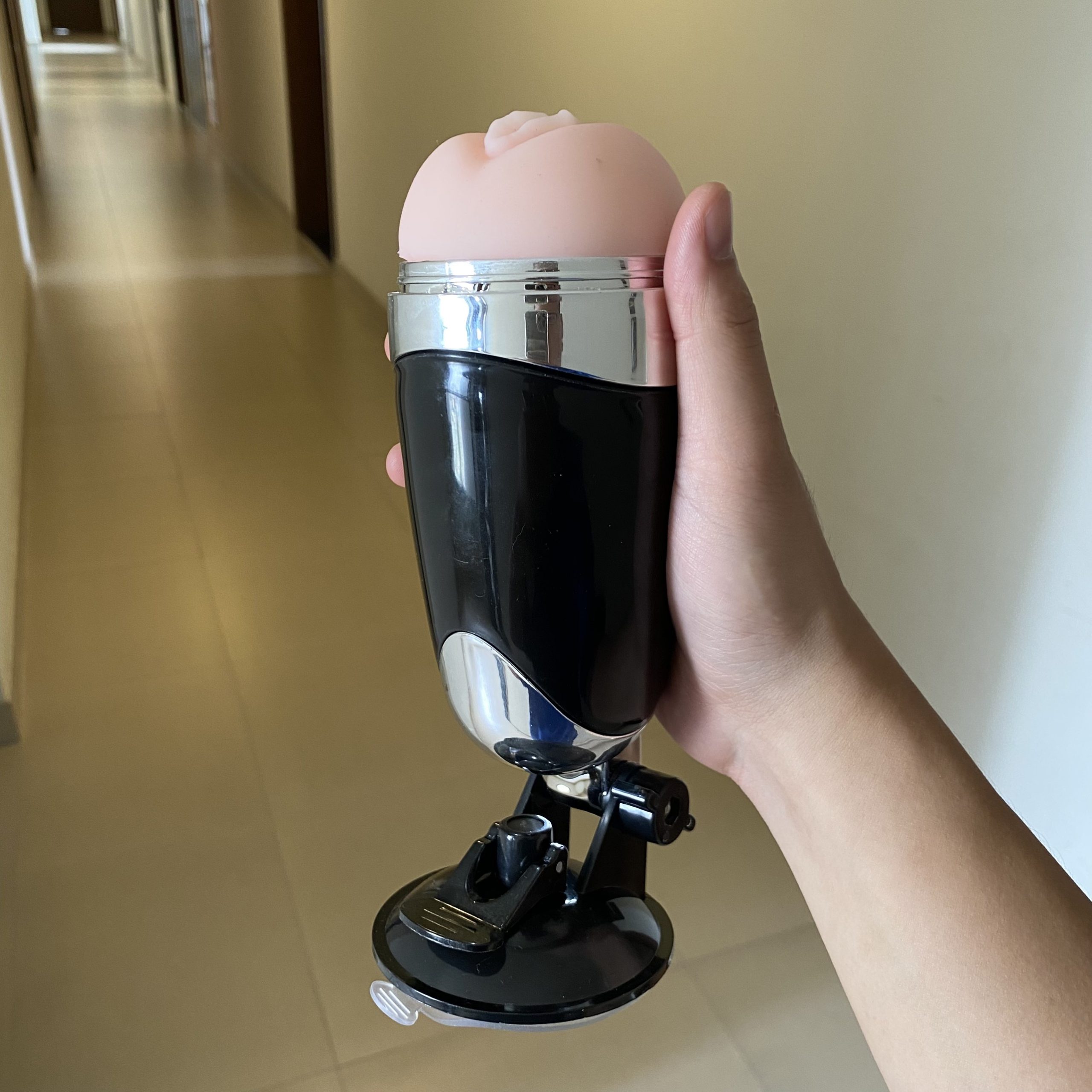 Âm đạo giả gắn tường A8 rung tự động - Ảnh 2