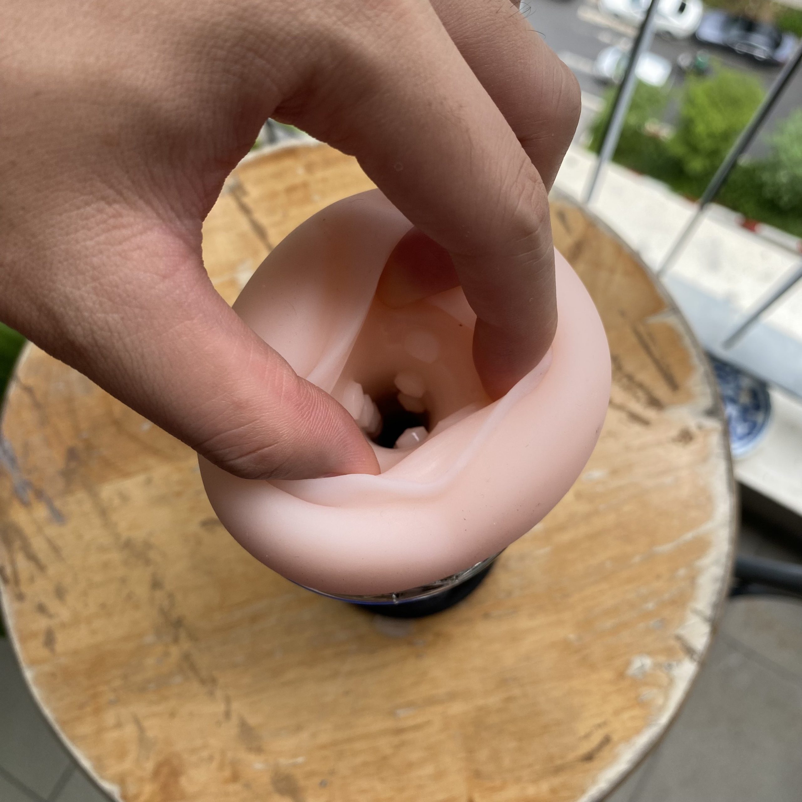 Âm đạo giả gắn tường A8 rung tự động - Ảnh 5