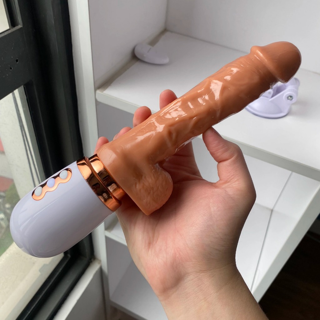 Dương vật giả gắn tường tự động rung lắc thụt ngoáy - Ảnh 4