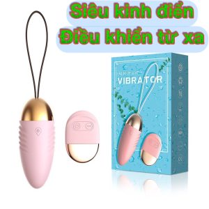 Trứng rung không dây điều khiển từ xa màu hồng nhiều chế độ rung
