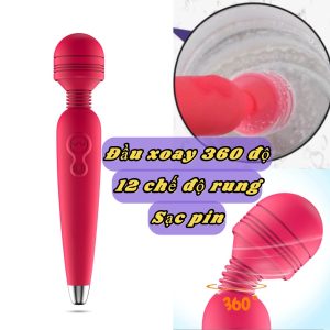 Chày rung mát xa âm đạo massage điểm G sạc pin cầm tay