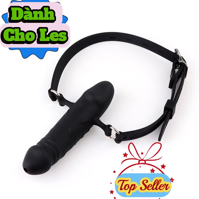 Dương vật giả dành cho les có dây đeo màu đen