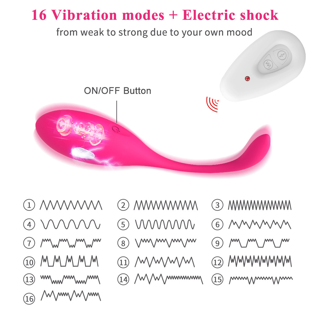 Trứng rung điều khiển từ xa điện giật Levett - Ảnh 3