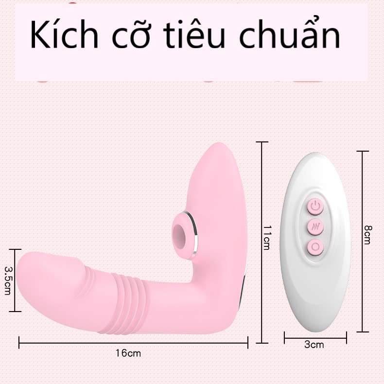 Quần lót rung cao cấp thò thụt hút tỏa nhiệt thiết kế hình dương vật - Ảnh 2