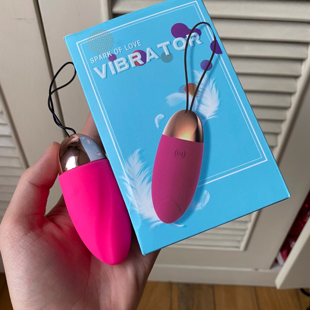 Trứng rung không dây hồng tím đồ chơi tình dục kích thích âm đạo - Ảnh 6