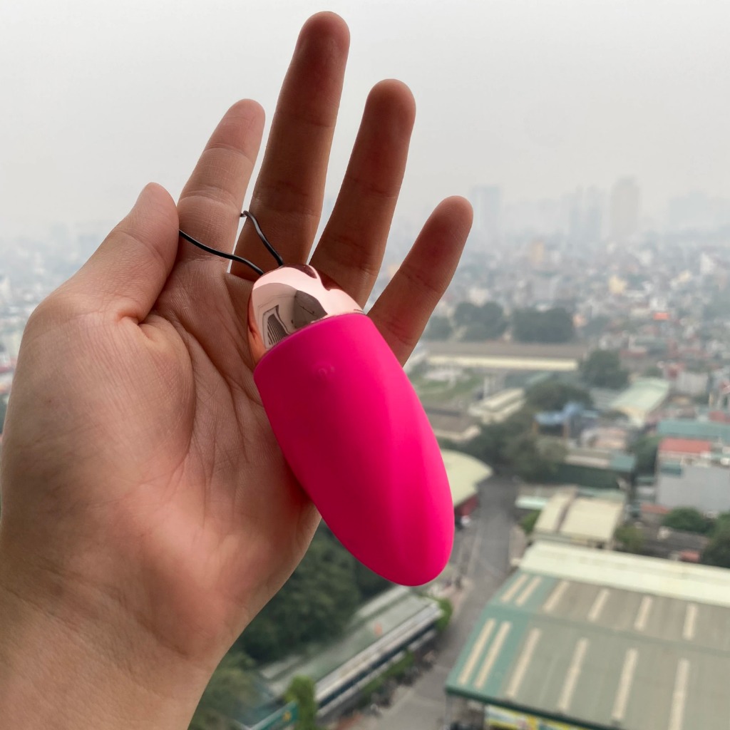 Trứng rung không dây hồng tím đồ chơi tình dục kích thích âm đạo - Ảnh 5